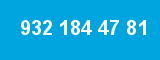 932 184 47 81 932 184 47 81